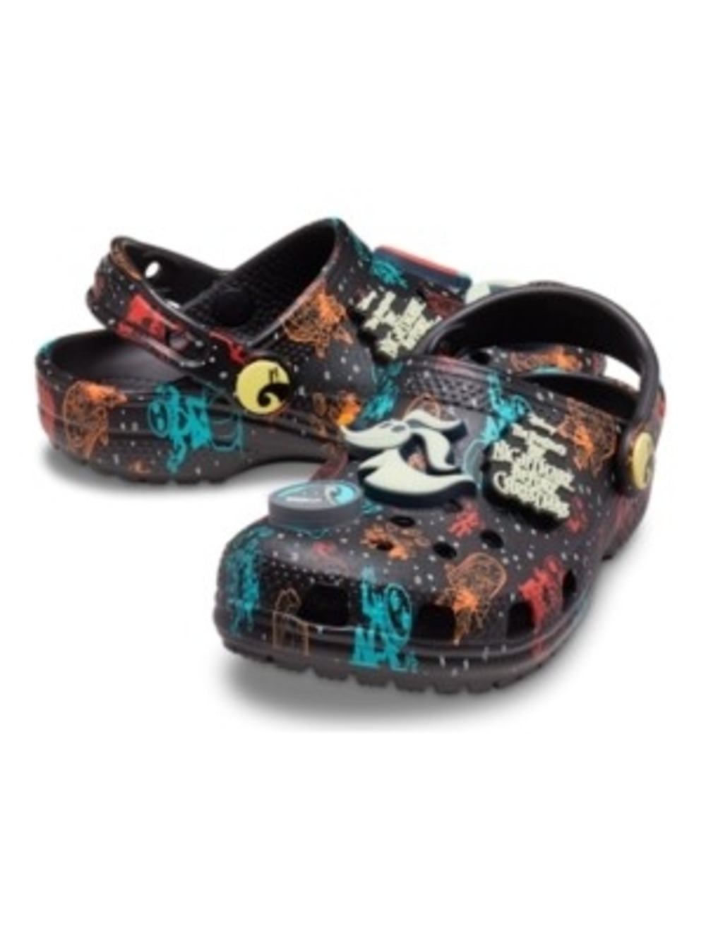 Crocs The Nightmare Before Christmas Black Graphic Clog